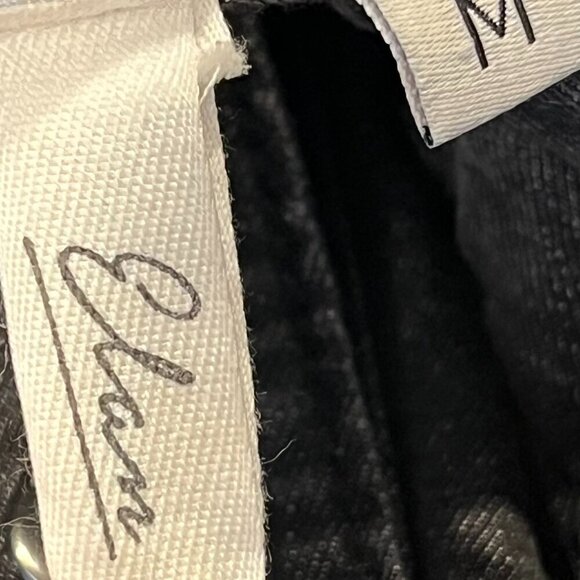 ELAN Women's Dark Gray Vintage Wash Tie Dye Fringe Trim Rock & Roll Shacket - Picture 3 of 4